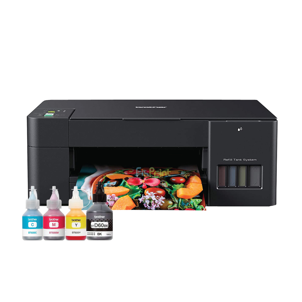 BUNDLING Printer Brother DCP-T420W DCP T420W Refill Tank Wireless All-In-One (Print, Scan, Copy & WiFi) With Original Ink