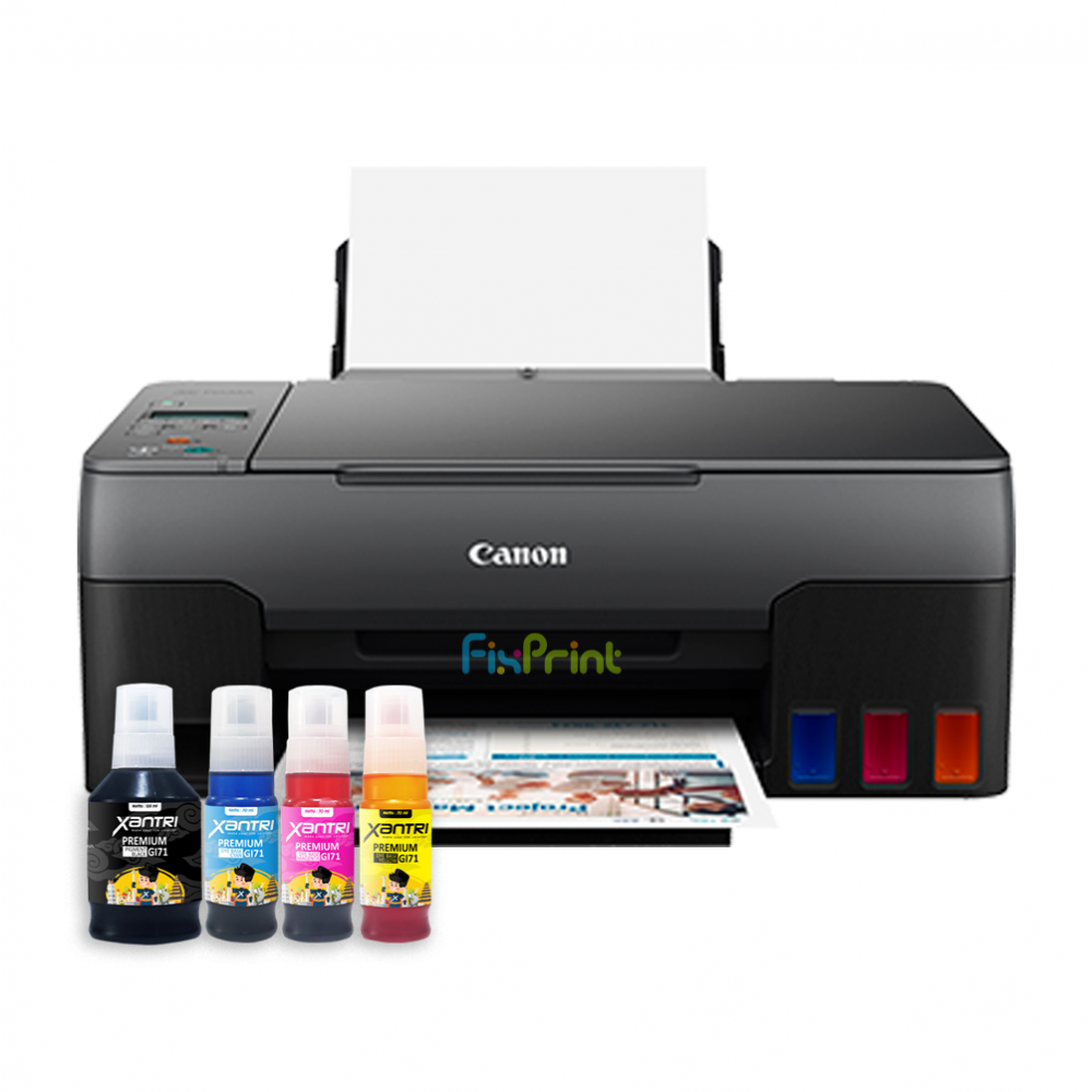 BUNDLING Printer Canon PIXMA Ink Efficient G2020 (Print - Scan - Copy) New With Xantri Ink (BUNDLING)