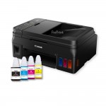 BUNDLING Printer Canon PIXMA G4010 Wireless (Print, Scan, Copy, Fax) New With Original Ink