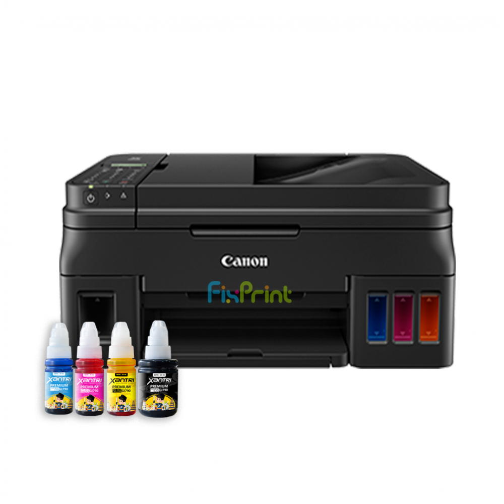 BUNDLING Printer Canon PIXMA G4010 Wireless (Print, Scan, Copy, Fax) New With Xantri Ink