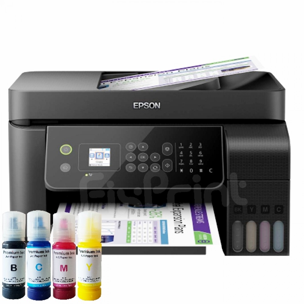 BUNDLING Printer Epson EcoTank L5190 Wi-Fi All-in-One Ink Tank New With Premium Art Paper Ink