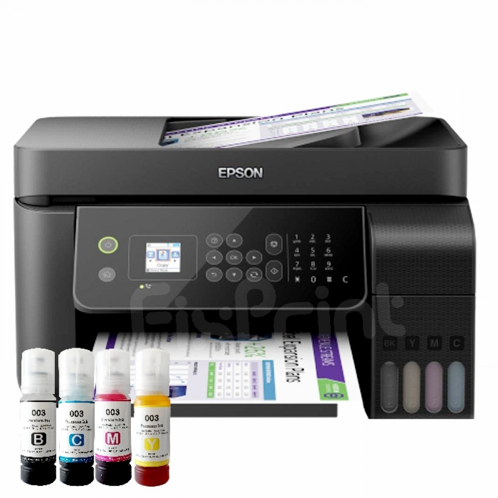 BUNDLING Printer Epson EcoTank L5190 Wi-Fi All-in-One Ink Tank New With Compatible Premium Ink