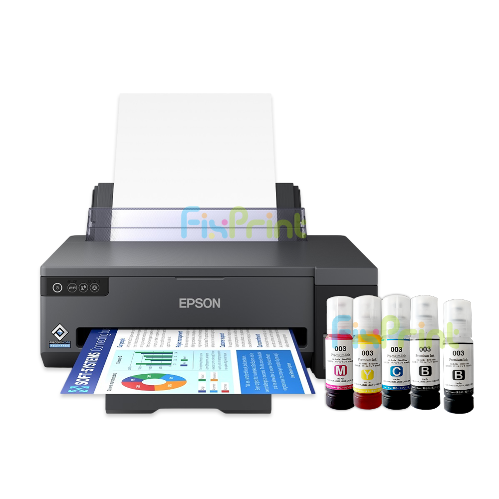 BUNDLING Printer Epson EcoTank L11050 A3+ Wireless, Pengganti Printer Epson L1300 With Compatible Ink