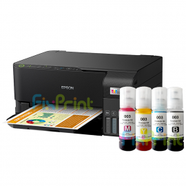 BUNDLING Printer Epson EcoTank L3550 A4 Wi-Fi All-in-One Print-Scan-Copy A4 Wireless Ink Tank With Compatible Ink