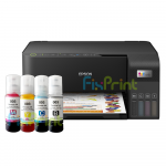 BUNDLING Printer Epson EcoTank L3550 A4 Wi-Fi All-in-One Print-Scan-Copy A4 Wireless Ink Tank With Compatible Ink