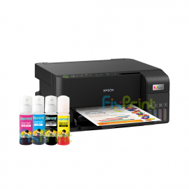 BUNDLING Printer Epson EcoTank L3550 A4 Wi-Fi All-in-One Print-Scan-Copy A4 Wireless Ink Tank With Xantri Ink