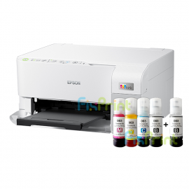 BUNDLING Printer Epson EcoTank L3556 A4 Wi-Fi All-in-One Print-Scan-Copy A4 Wireless  Ink Tank With Compatible Ink