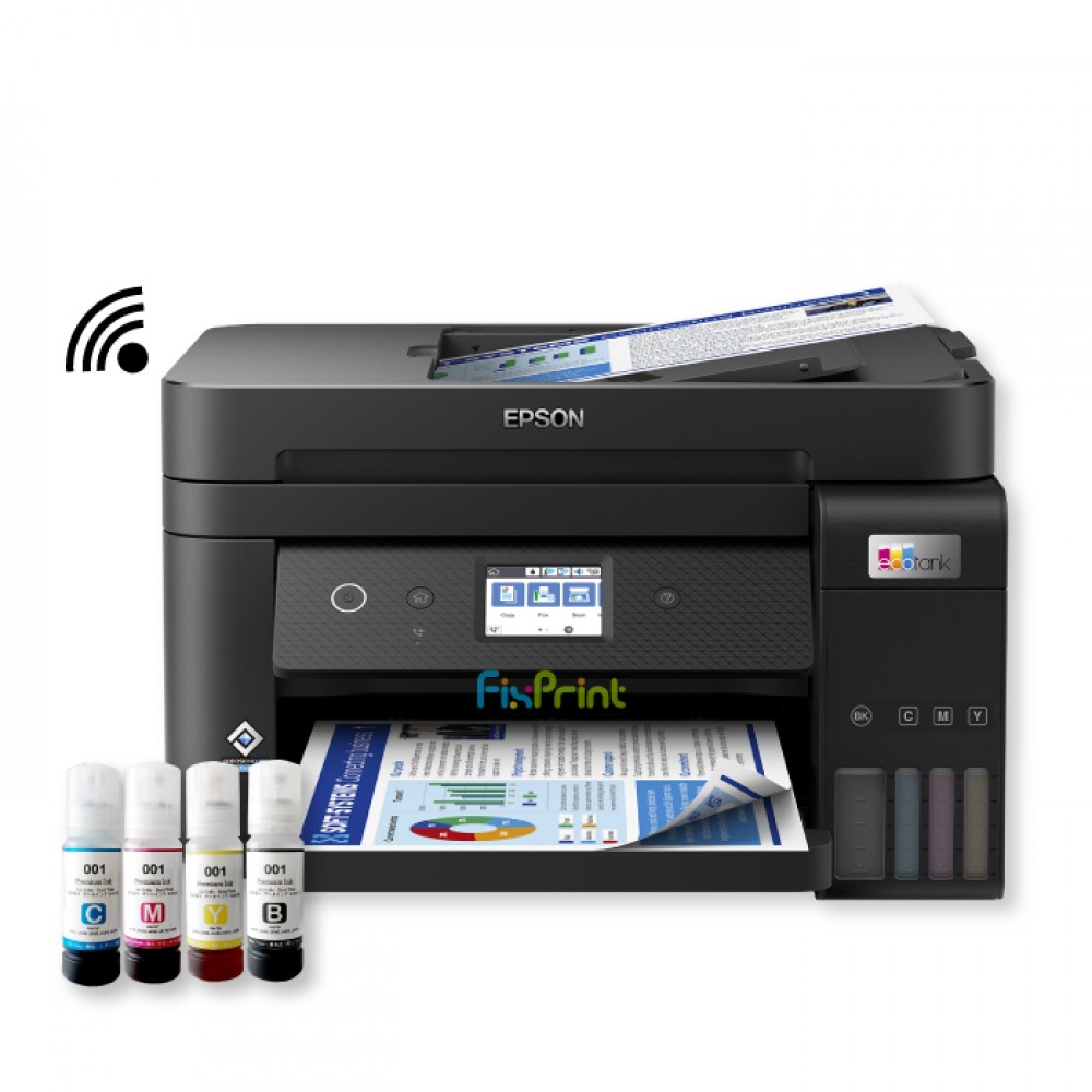 BUNDLING Printer Epson EcoTank L6290 A4 Wi-Fi Duplex All-in-One Ink Tank Wireless with ADF With Compatible Ink