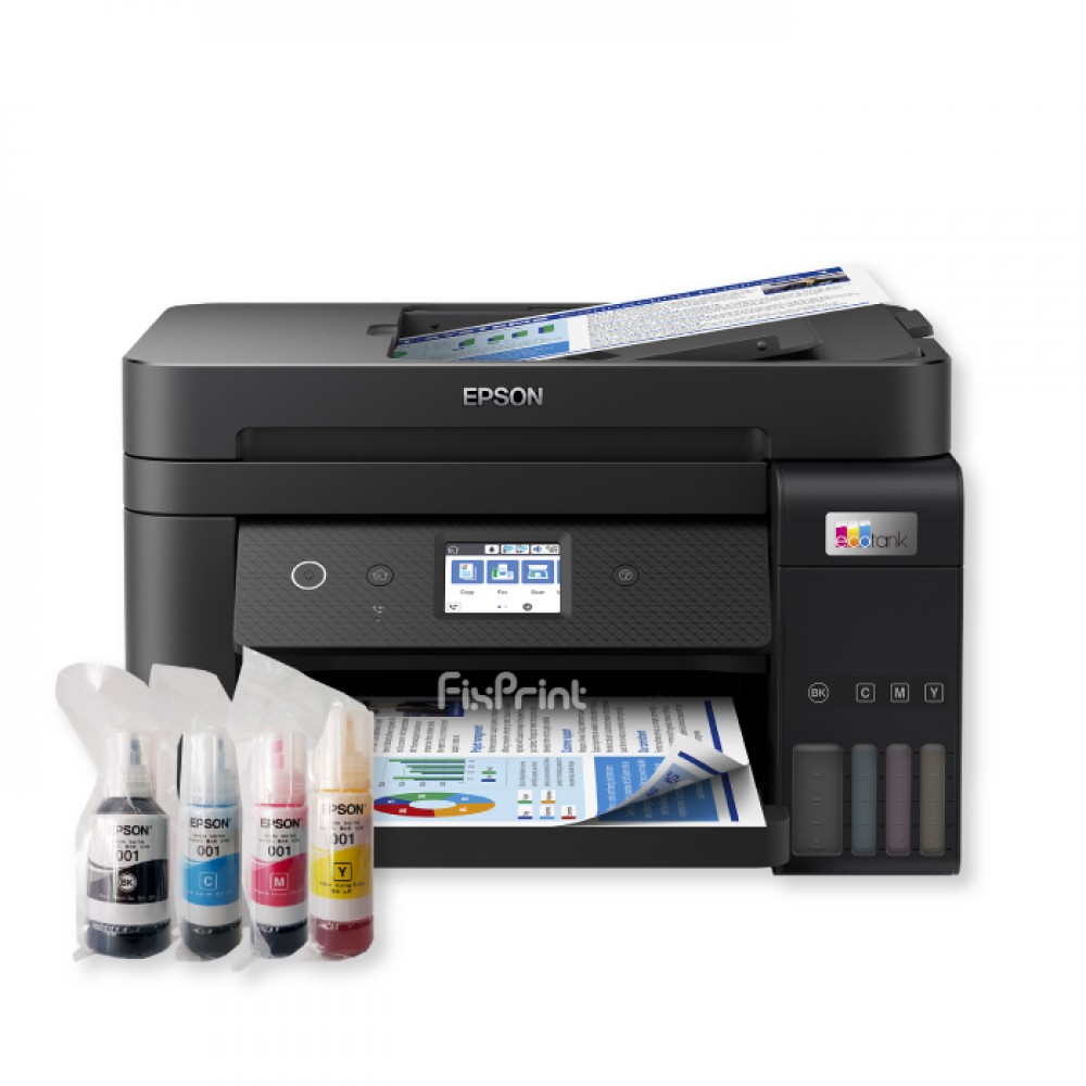 BUNDLING Printer Epson EcoTank L6290 A4 Wi-Fi Duplex All-in-One Ink Tank Wireless with ADF With Original Ink