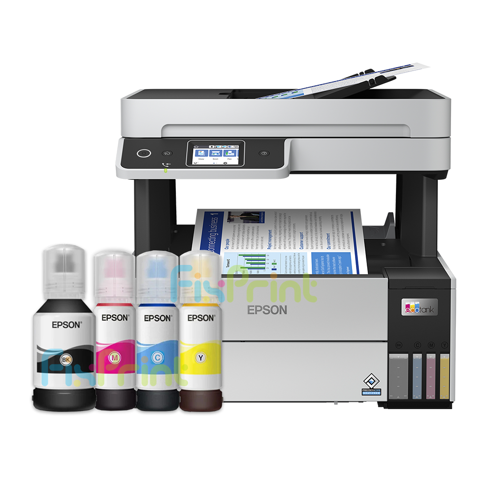 BUNDLING Printer Epson EcoTank L6490 Wireless Duplex (Print-Scan-Copy) Fax with ADF With Original Ink