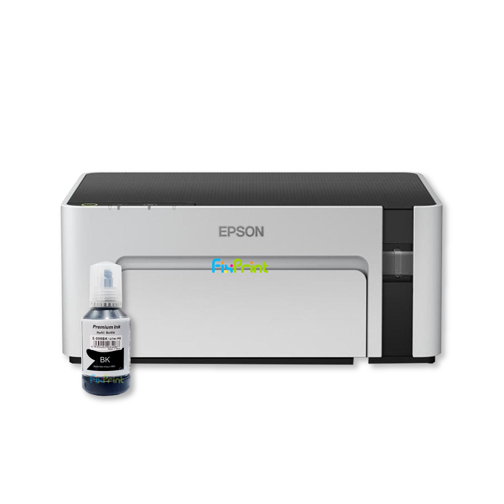 BUNDLING Printer Epson EcoTank M1100 Monochrome Ink Tank New With Compatible Ink