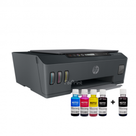 BUNDLING Printer HP Smart Tank 500 All-in-One (Print, Scan, Copy) Borderless [4SR29A] New With Comptible Ink