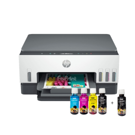 BUNDLING Printer HP Smart Tank 670 All-in-One A4 Print Scan Copy WiFi Bluetooth Auto Duplex (6UU48A) With Xantri Ink