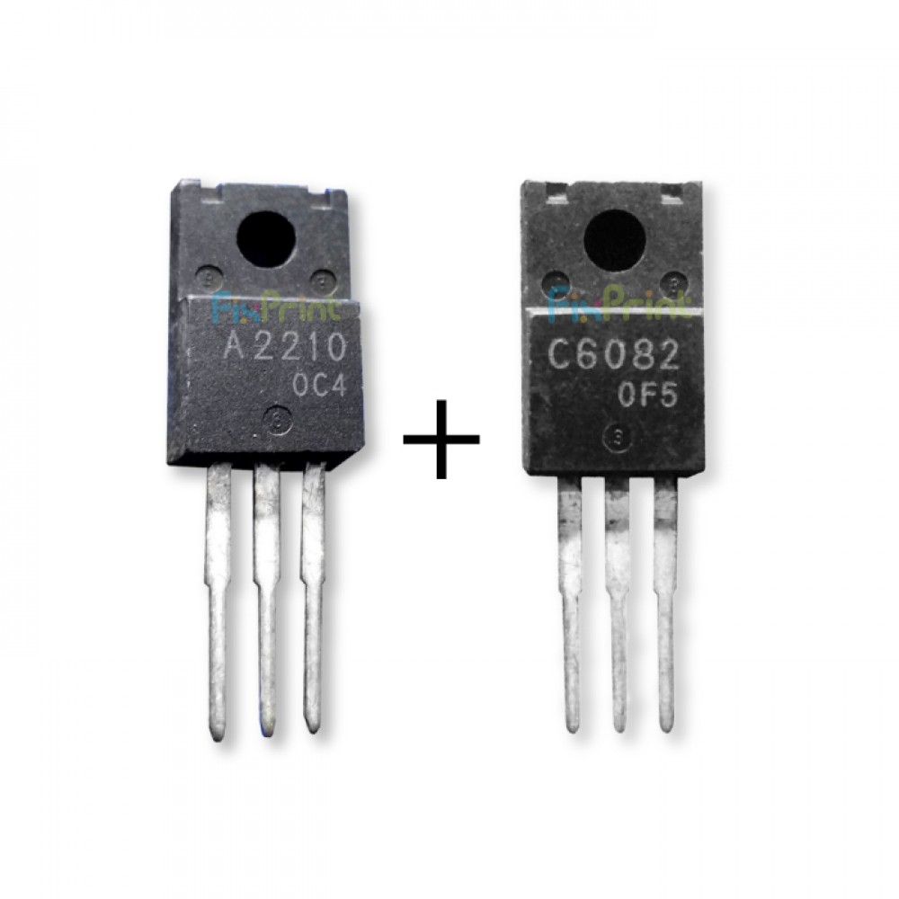BUNDLING IC TR A2210 + C6082 Transistor Mainboard Printer Epson T1100 L1300 L1800