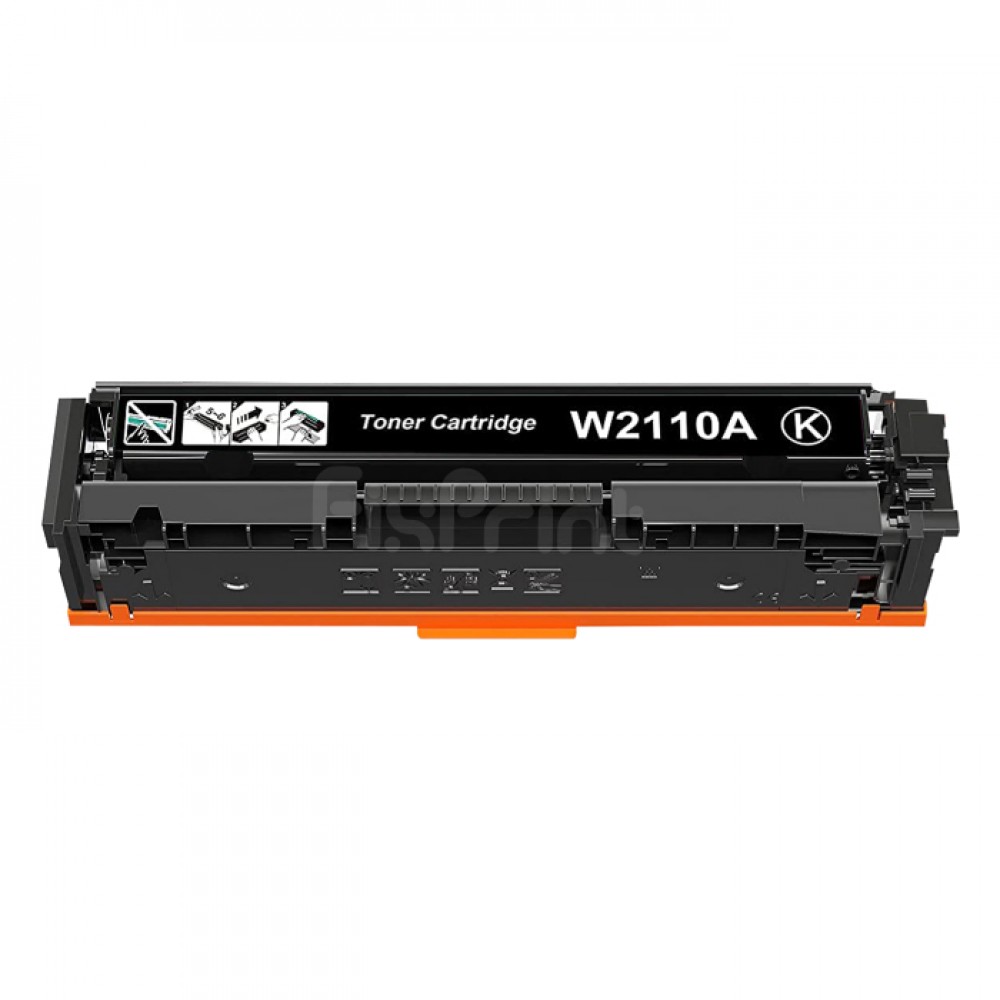 Cartridge Toner Compatible 206A W2110A Black, Printer XP Color LaserJet Pro M255 MFP M282 M283 Tanpa Chip