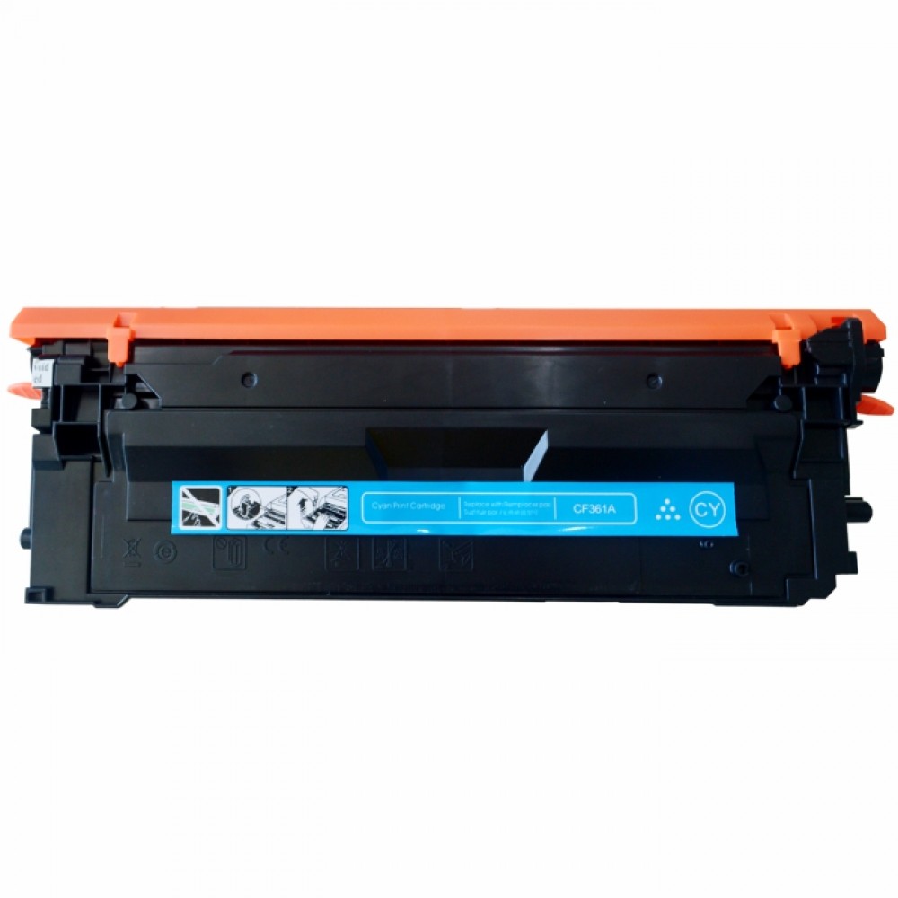 Cartridge Toner Compatible HPC CF361A 508A Cyan, Printer HPC LaserJet Enterprise Flow MFP M577c M577dn M577f M577z M552dn M553 M553dn M553n M553x
