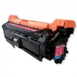 Cartridge Toner Compatible HPC CE253A 504A CE403A 507A Magenta, Universal Printer LaserJet CM3530 CM3530fs CP3520 CP3525 CP3525dn CP3525n CP3525x M551 MFP M575DN MFP M575FW