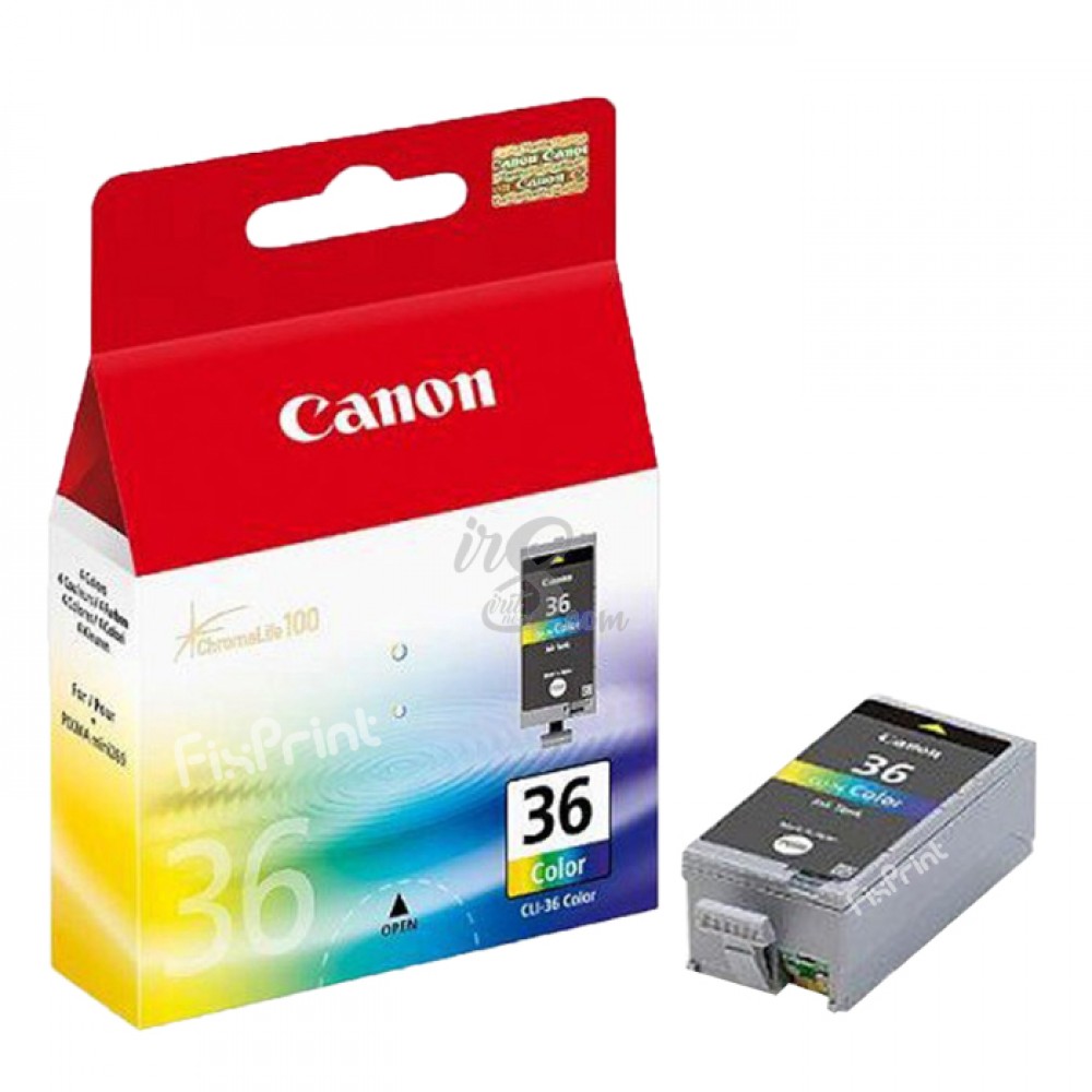 Cartridge Tinta Original Canon CLI36 CLI 36 CLI-36 CLI-36C Pigment Color, Refill Printer PIXMA TR150 iP100 iP110 New
