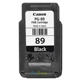 Cartridge Loosepack Original Canon PG 89 PG-89 PG89 Black (Tanpa Box), Refill Printer E560 E560R