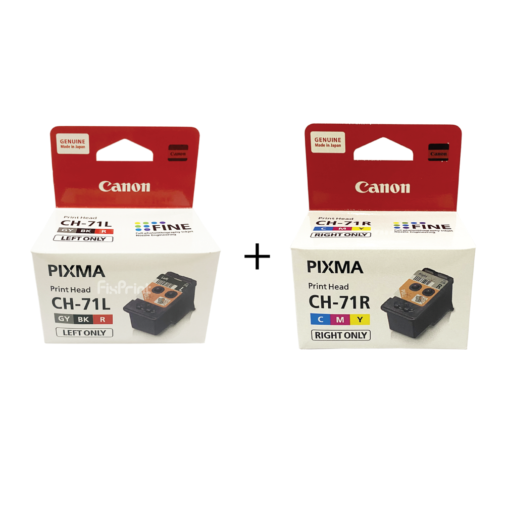 BUNDLING Print Head Cartridge CH71L + CH71R New Original, Printer Canon G570 G670