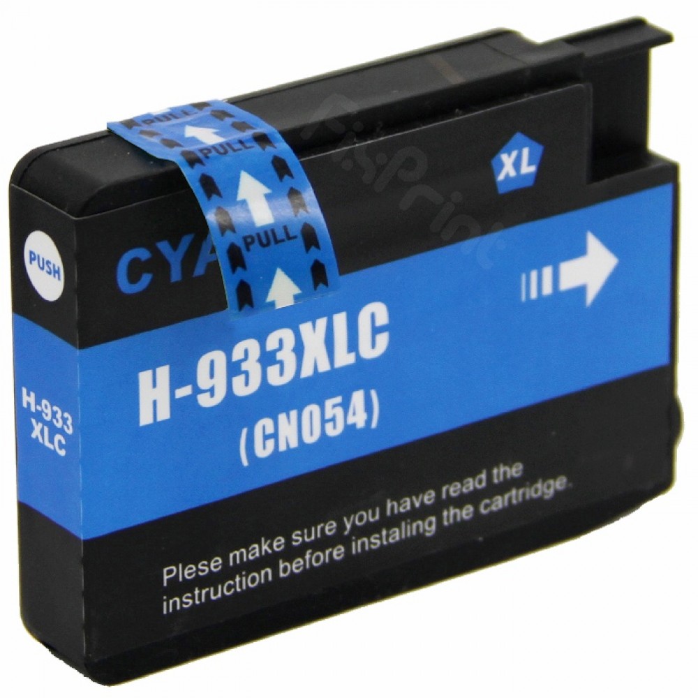Cartridge Tinta Compatible HPC 933XL 933 XL Cyan CN054AN, Tinta Printer HPC Officejet 6100 6600 6700 7110 7510 7610 7612 All-in-One With Chip