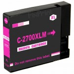Cartridge Tinta Xantri Can PGI2700 XL PGI 2700XL PGI2700XL Magenta, Refill Printer MAXIFY iB4070 iB4170 MB5070 MB5170 MB5370 MB5470 Chip