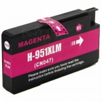 Cartridge Tinta Xantri HPC 951XL 951 XL Magenta Chip CN047AN, Tinta Printer CP Officejet Pro 8100 8600 8610 8620 Chip