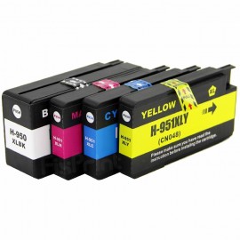Cartridge Tinta Xantri HPC 951XL 951 XL Yellow Chip CN048AN, Tinta Printer HPC Officejet Pro 8100 8600 8610 8620 Chip