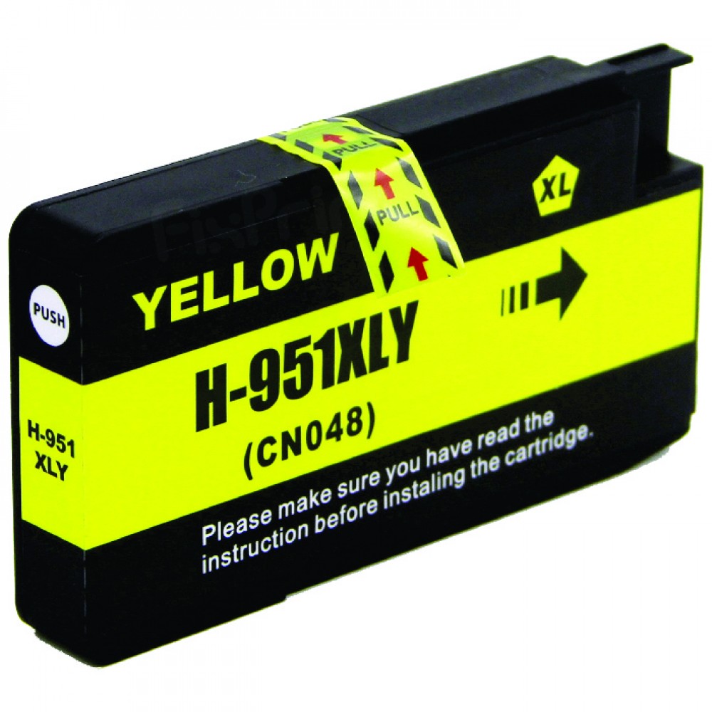 Cartridge Tinta Xantri HPC 951XL 951 XL Yellow Chip CN048AN, Tinta Printer HPC Officejet Pro 8100 8600 8610 8620 Chip