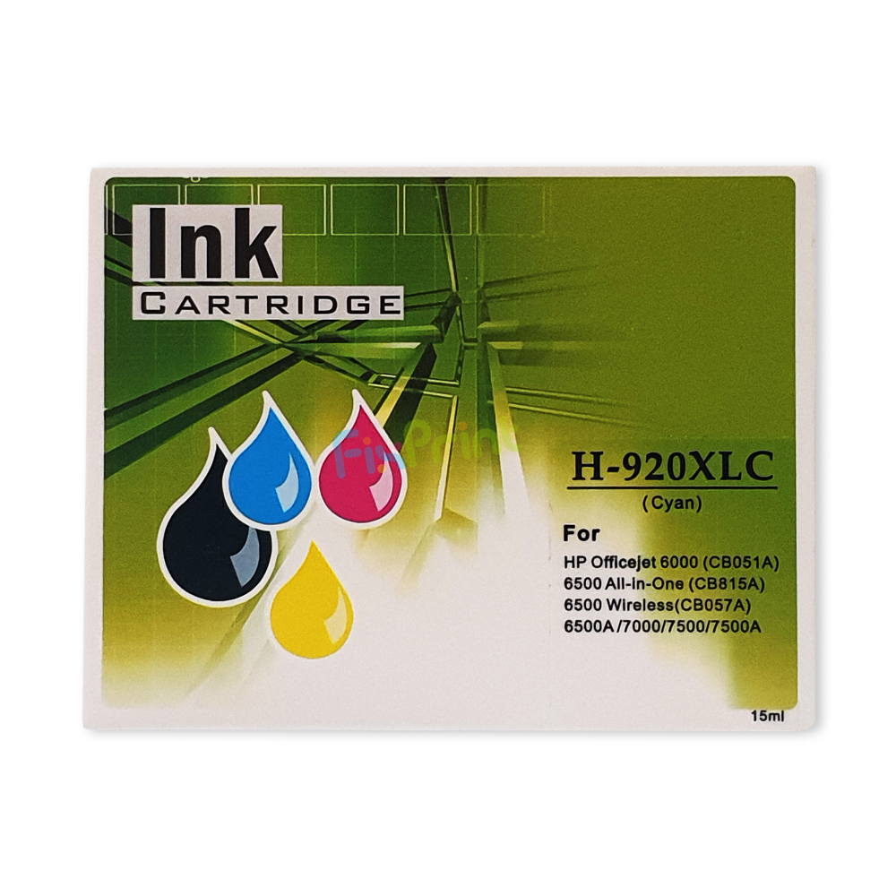 Cartridge Tinta Compatible 920xl Cyan With Chip Refill Ink H 920xlc 920 Printer Xp Officejet 8659
