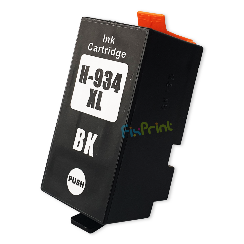 Cartridge Tinta Compatible HPC 934XL Black, Quality Refill H-934XLBK 934 Printer HPC Officejet Pro 6230 6830 6835 With Chip