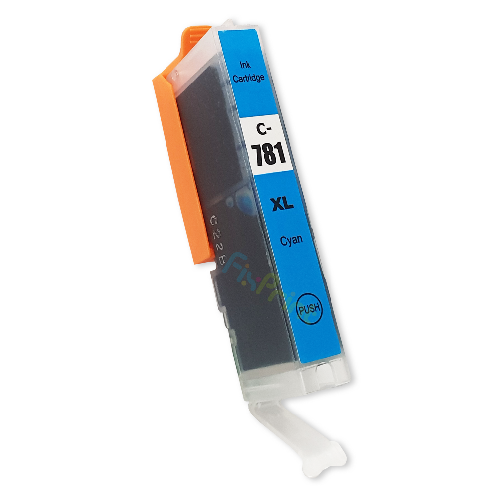 Cartridge Tinta Xantri Can CLI781XL 781 XL Cyan Chip, Refill CLI 781XLM 781 Printer Can Pixma TR8570 TS6370 TS707 TS8170 TS8270 TS8370 TS9170 TS9570