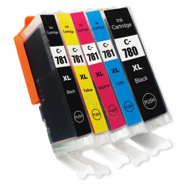Cartridge Tinta Xantri Can CLI781XL 781 XL Cyan Chip, Refill CLI 781XLM 781 Printer Can Pixma TR8570 TS6370 TS707 TS8170 TS8270 TS8370 TS9170 TS9570