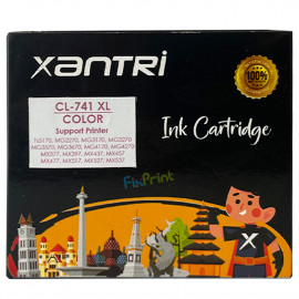 Cartridge Xantri CL741XL Color Chip, Cartridge Printer Can TS5170 MG2170 MG2270 MG3170 MG3270 MG3570 MG3670 MG4170 MG4270 MX377 MX397 MX437 MX457 MX477 MX517 MX527 MX537
