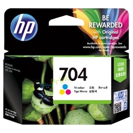 Cartridge Original HP 704 Color CN693AA, Tinta Printer HP Deskjet Advantage 2010 (K010a) 2060 All-in-One