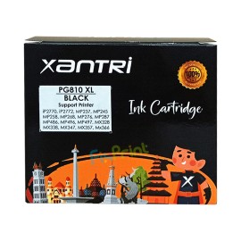 Cartridge Xantri Can PG810XL Black Chip, Cartridge Printer Can iP2770 iP2772 MP237 MP245 MP258 MP268 MP276 MP287 MP486 MP496 MP497 MX328 MX338 MX347 MX357 MX366 MX416 MX426 