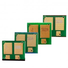Chip Toner Cartridge HP 204A CF512A Yellow, Chip Reset Tinta Printer Laserjet Color M154a M154nw MFP M180n M180nw M181fw