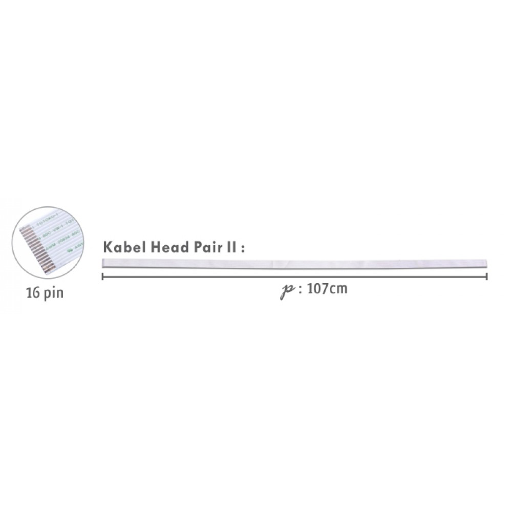 Kabel Head Printer EP LQ2190 LQ2180 16pin, Cable Head LQ-2190 LQ-2180 16 Pin