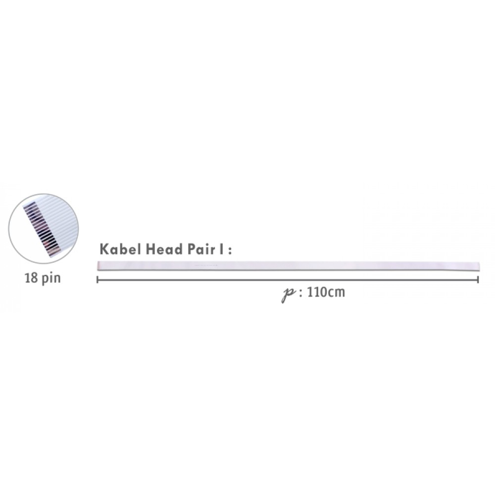 Kabel Head Printer EP LQ2190 LQ2180 (18 Pin), Cable Flexible LQ-2190 LQ-2180