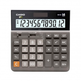 Kalkulator Casio DH-14-BK 14 Digit, Calculator Desktop 14 Digits DH 14 Original