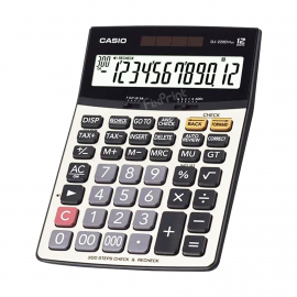 Kalkulator Casio DJ-220D Plus 12 Digit, Calculator Desktop DJ 220D Plus 12 Digits Original