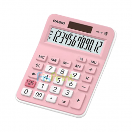 Kalkulator Casio MX-12B-PK 12 Digit, Calculator Desktop 12 Digits MX 12B Pink Original