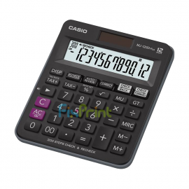 Kalkulator Casio MJ-120D Plus 12 Digit, Calculator Desktop Check Correct 12 Digits Kalkulator Meja Mini MJ 120D Plus 12 Digit Original