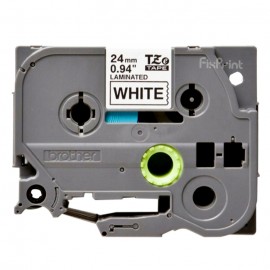 Label Tape Brother Original TZe-251 24mm Black on White Casette Laminated, Printer PTD600 PTE500 PTE550W PTH500LI PTP700 PTP750W PT330 PT350 PT520 TZE 251 TZE251