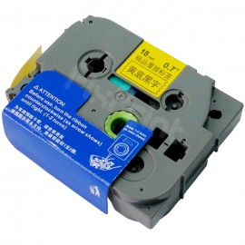 Label Tape Casette Compatible Black On Yellow 18mm TZE-641 TZE 641 Laminated Printer Bro PTD400 PTD400AD PTD400VP PTD450 PTE300 PTH300 PTH300LI PT18R PT300