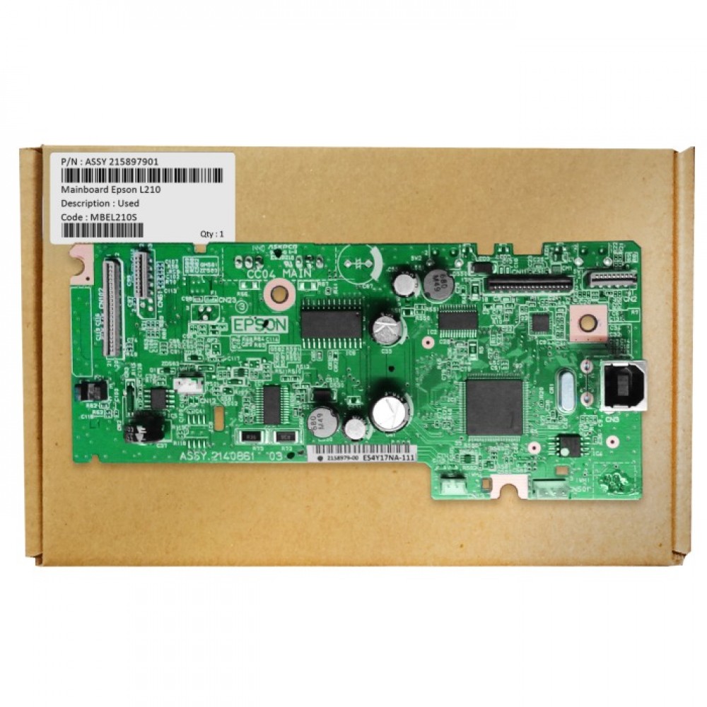 Board Printer Epson L210 Used, Mainboard Epson L210 Used, Motherboard Printer L210 Part Number Assy 2158979
