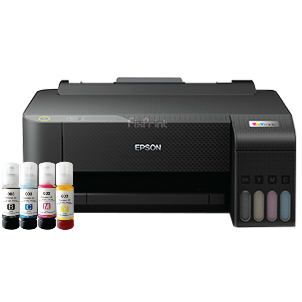 BUNDLING Printer Epson EcoTank L1250 A4 Wi-Fi Print Only Wireless Ink Tank With Compatible Ink
