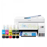 BUNDLING Printer Epson EcoTank L5296 L 5296 White A4 WiFi All-in-One Ink Tank Print Scan Copy with ADF With Xantri Ink
