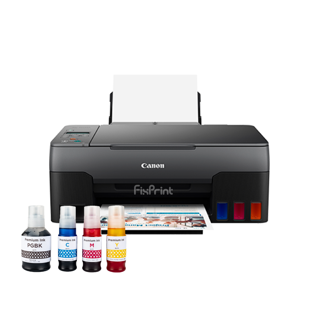 BUNDLING Printer Canon PIXMA Ink Efficient G2020 (Print - Scan - Copy) New Plus Tinta Compatible
