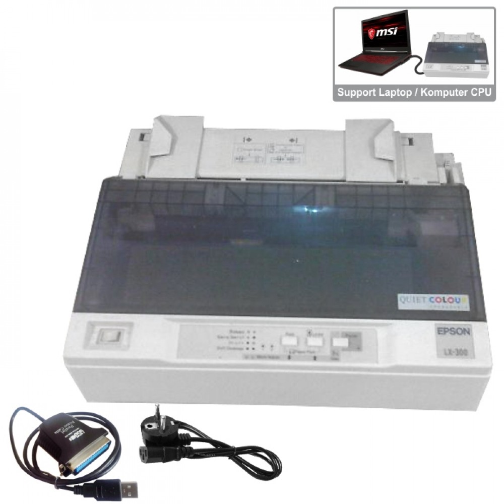 Printer Used Epson LX300 LX-300 Dot Matrix